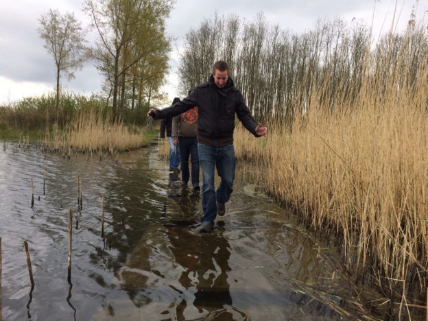 Challenge 12 caches 12 provincies 24 uur - natte voeten