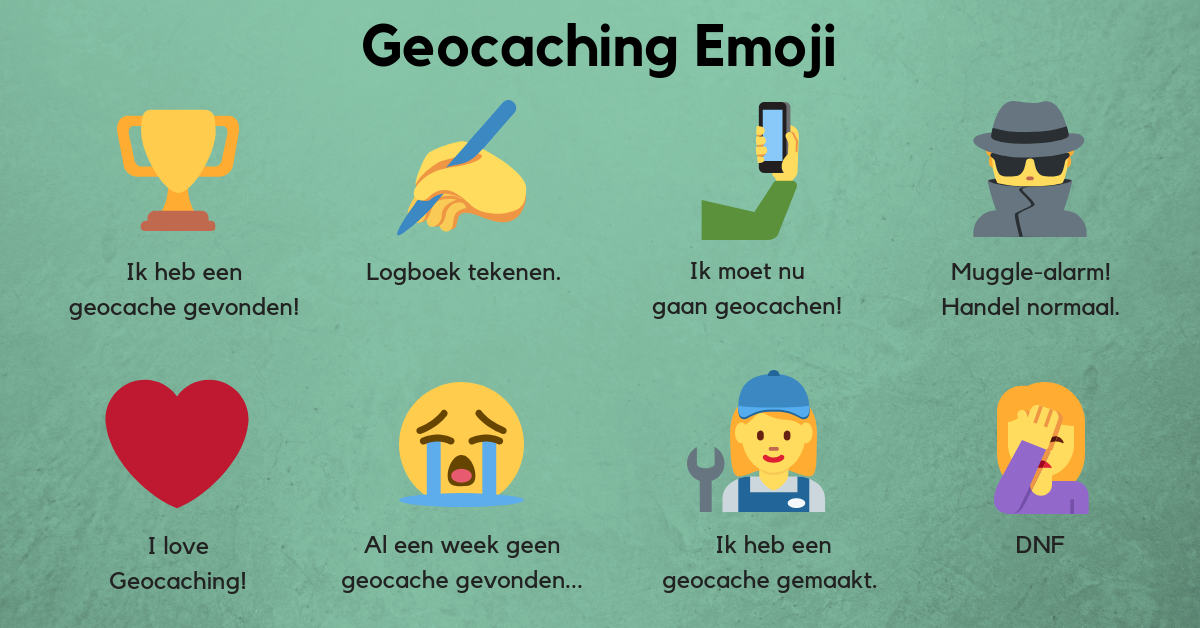 Geocaching Emojis